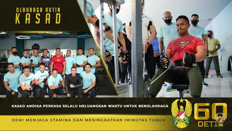Kasad Andika Perkasa, Olahraga Rutin untuk Meningkatkan Imunitas⁣⁣⁣⁣⁣