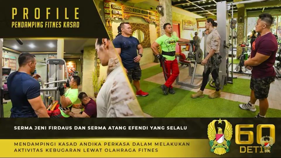 ⁣Kasad Andika Perkasa, Ternyata Miliki 2 Pendamping Fitnes
