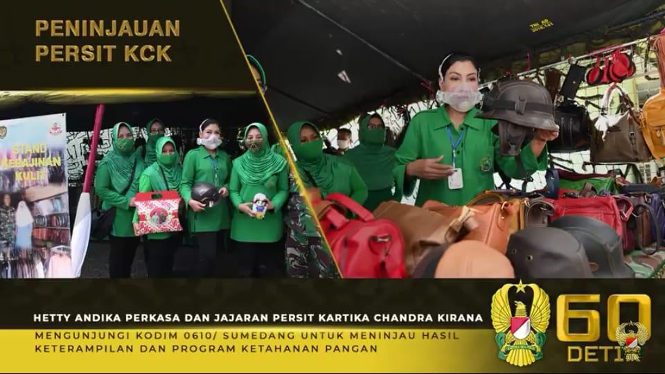 Hetty Andika Perkasa, Tinjau Program Ketahanan Pangan⁣⁣⁣⁣⁣⁣⁣ di Kodim 0610/Sumedang