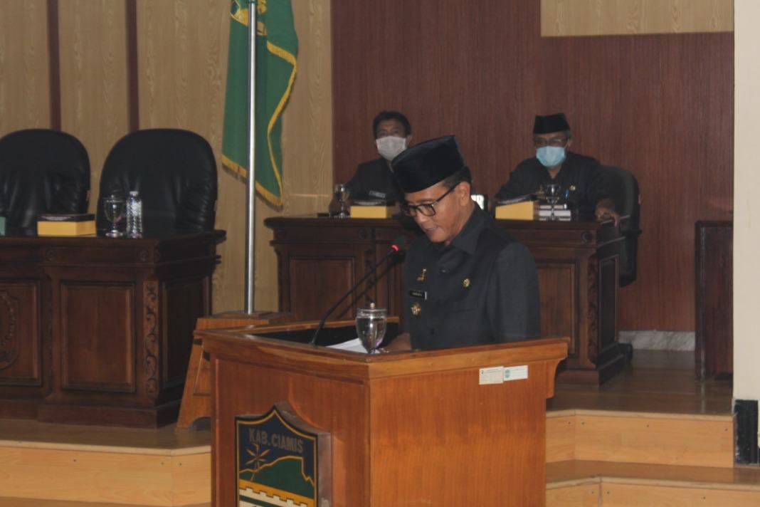 Bupati Ciamis, Sampaikan Rancangan KUA dan PPAS Ciamis Tahun Anggaran 2021