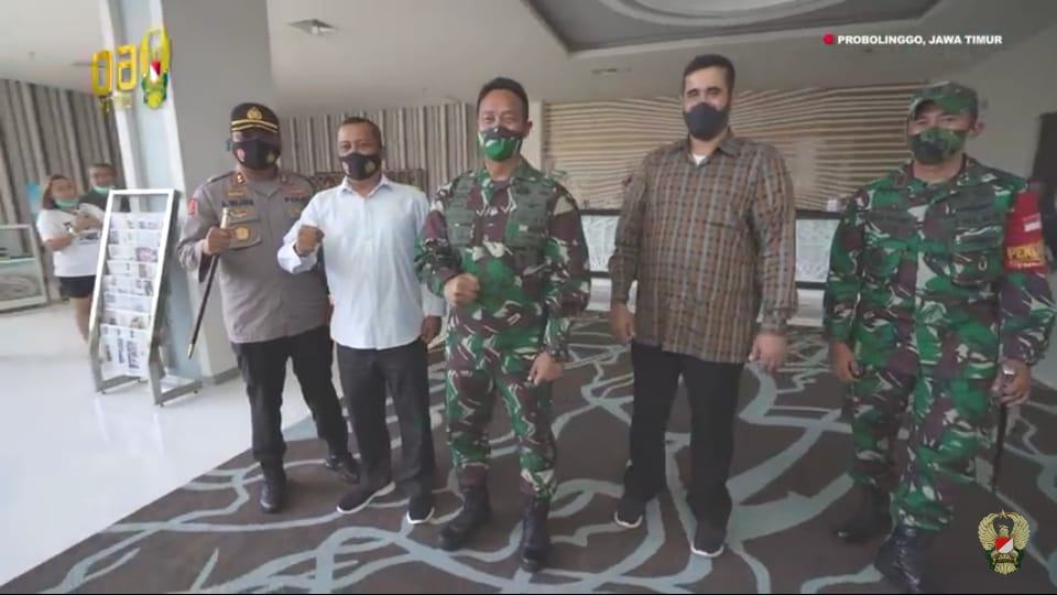 Kasad Andika Perkasa, Lakukan Pertemuan dengan Wali Kota Probolinggo Terkait Penanganan COVID-19