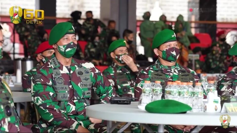 Kasad Andika Perkasa, Pimpin Upacara Sertijab Kepala Pusat Kesehatan Angkatan Darat
