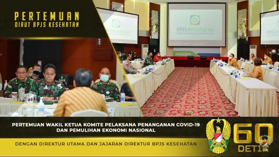 Kasad Andika Perkasa, dan Wakapolri Temui Dirut BPJS Terkait Pengumpulan Data Calon Penerima Vaksin