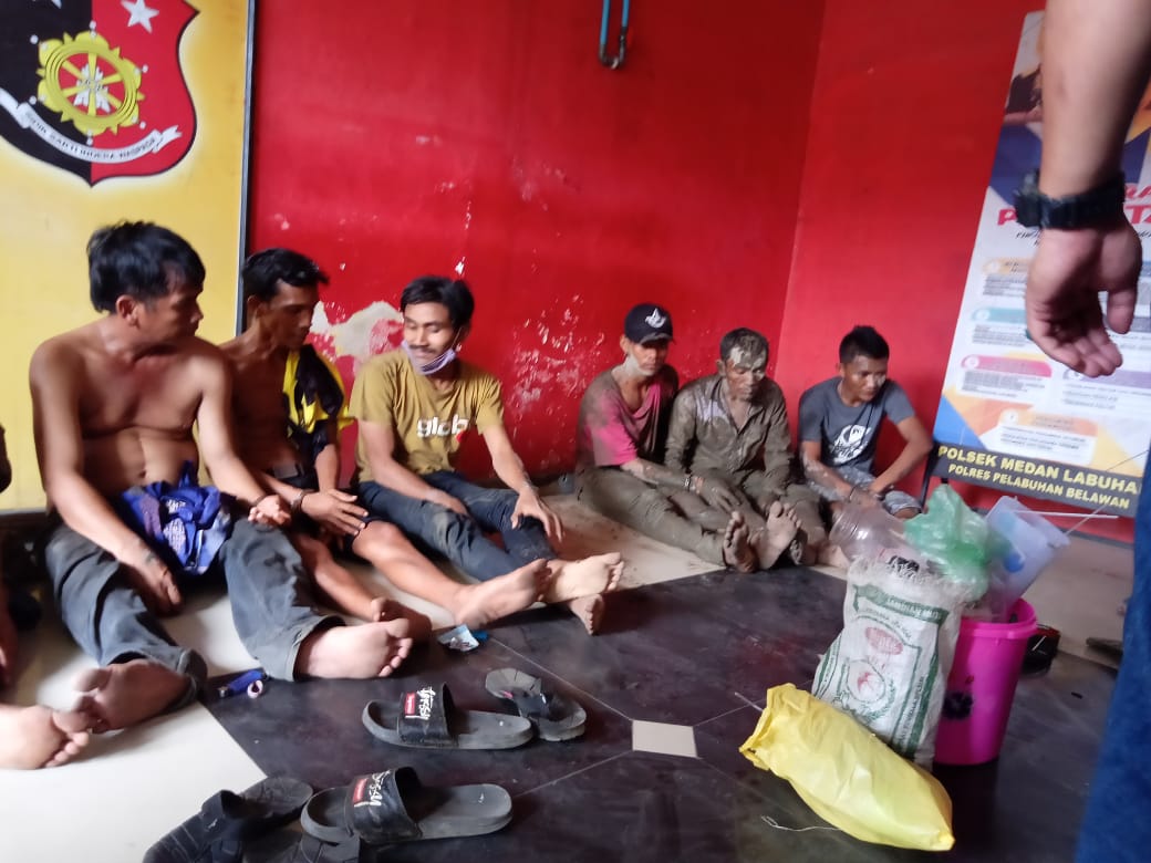 12 Pecandu Digerebek Lagi Nyabu di Belakang Kantor Lurah Pekan Labuhan