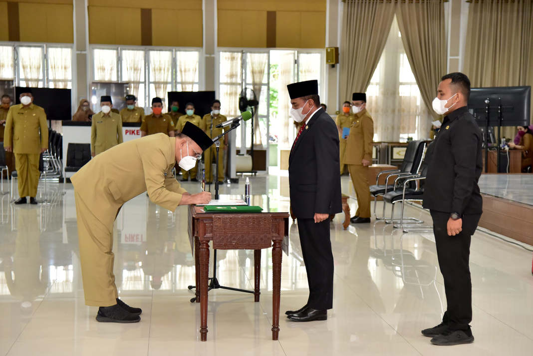 Tingkatkan Kinerja Organisasi, Gubernur Sumut Lantik 3 Pejabat Eselon II