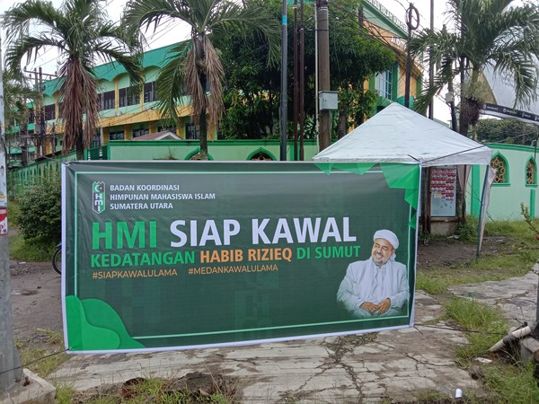 Badko HMI Sumut Kalau Ada yang Tolak, Kami Kawal Habib Rizieq