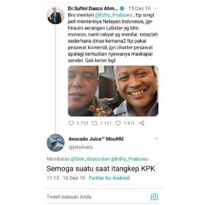 Doa Netizen Terkabul, Menteri KPP Edhy Prabowo Ditangkap KPK