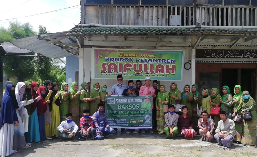 PC Muslimat NU Deli Serdang Kunjungi Pesantren