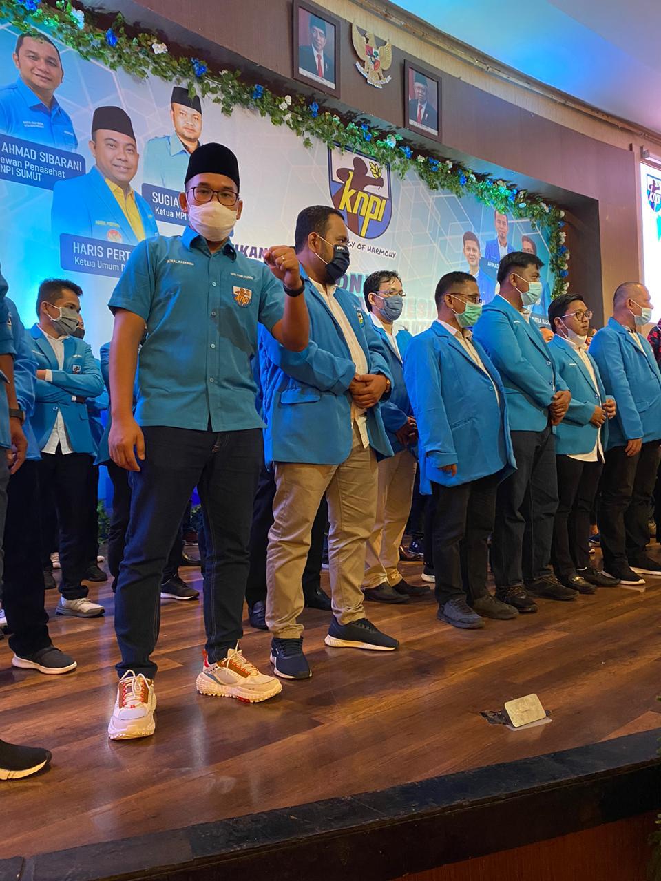 Willy Saputra Silitonga (Wakil Ketua DPRD Tapteng) dilantik Menjadi Pengurus KNPI Sumut