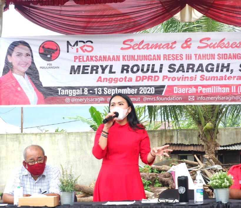 Suara Milenial Menentukan, Meryl R Saragih Himbau Anak Muda Gunakan Hak Pilihnya