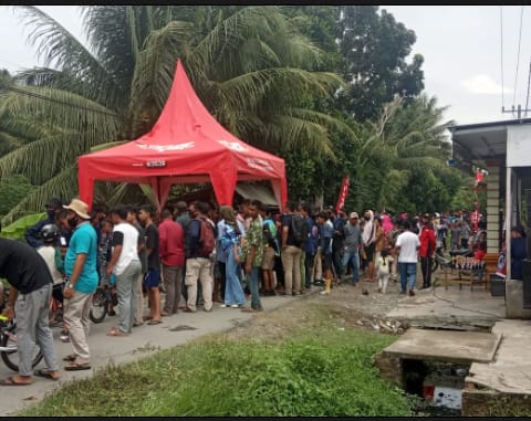 Kegiatan Karang Taruna Jambur Pulau, Terindikasi Melanggar Protokol Kesehatan