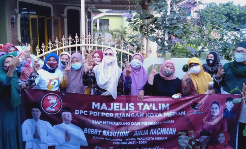 Ketua Majelis Ta'lim PDIP Medan, Kuatkan Pendukung Bobby-Aulia di Medan Amplas