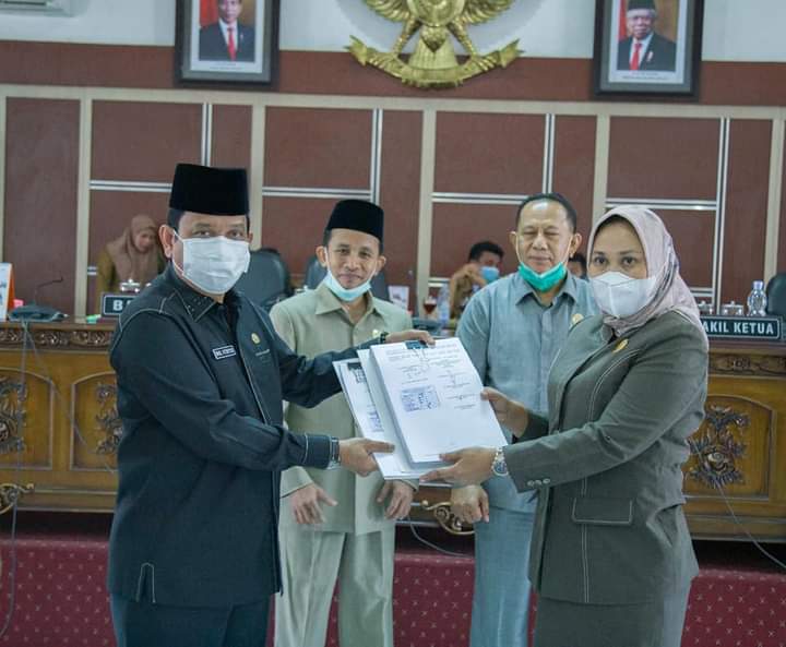 Pjs Bupati Labuhanbatu, Bacakan Pengantar Nota Keuangan Ranperda APBD Tahun 2021