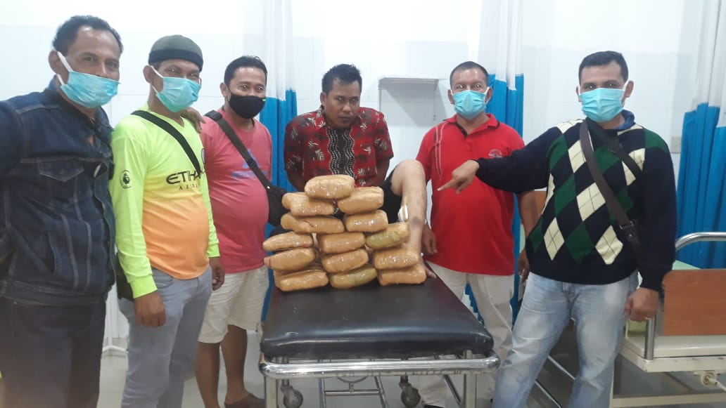 Polsek Perbaungan, Gagalkan Peredaran Ganja 14,2 Kg
