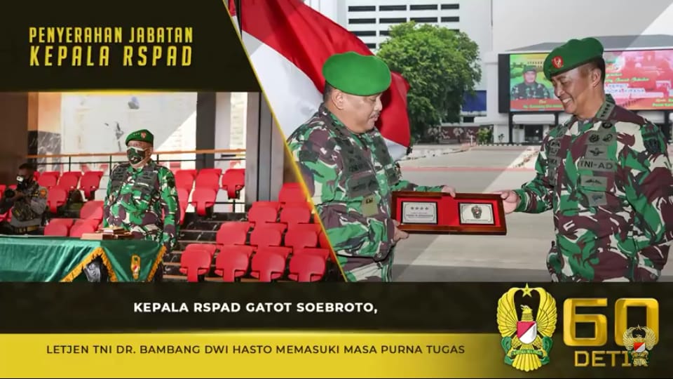 Kepala RSPAD Gatot Soebroto, Masuki Masa Purna Tugas