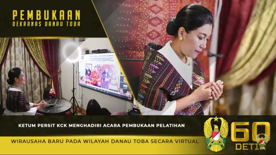 Ketua Umum Persit KCK, Hadiri Pembukaan Pelatihan Wirausaha Baru secara Virtual