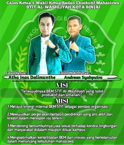 Jelang Pemilihan BEM STIT Al Washliyah, Dukungan Terus Mengalir untuk Atha-Andrean