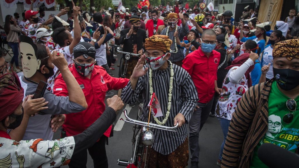 FPI Minta Kerumunan Gibran Diproses, Polri: Itu Kan Urusannya Pilkada