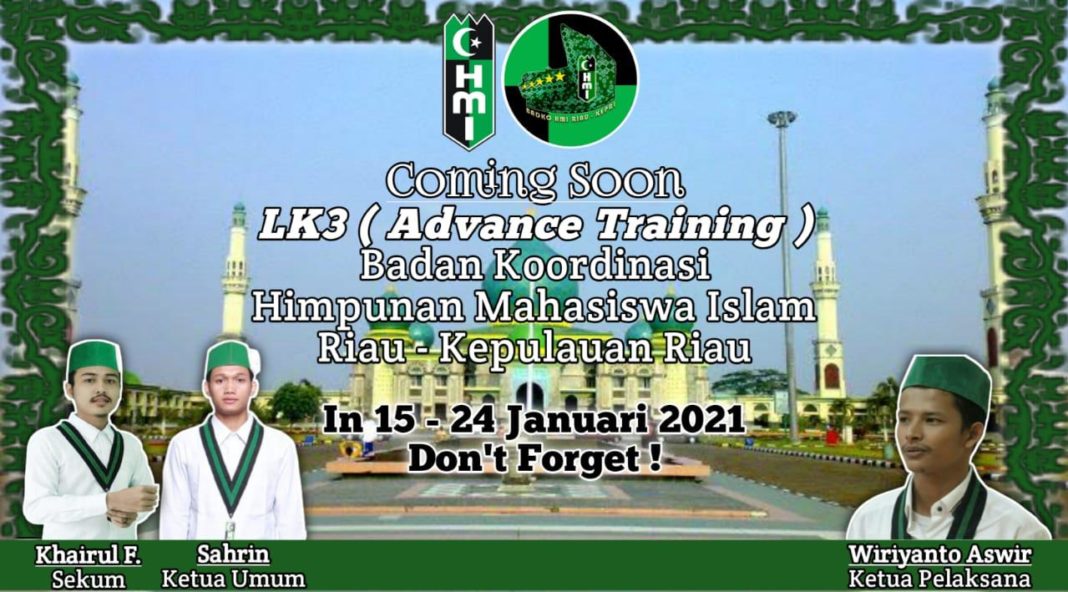 Badko HMI Riau-Kepri, Akan Adakan Advance Training
