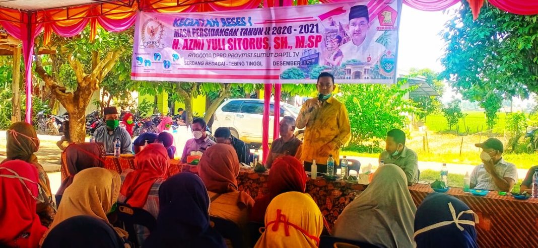 H Azmi Yuli Sitorus, Segera Siapkan Usulan Pembangunan Drainase di Pantai Cermin