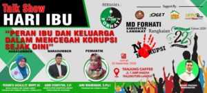 Hari Ibu dan Milad Forhati ke-22, Forhati Langkat Gelar Talk Show Pencegahan Korupsi Sejak Dini (2)