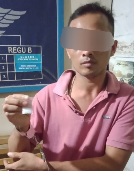 Hendak Transaksi Sabu Heru Warga Desa Sei Tampang Akhirnya Diringkus Polisi