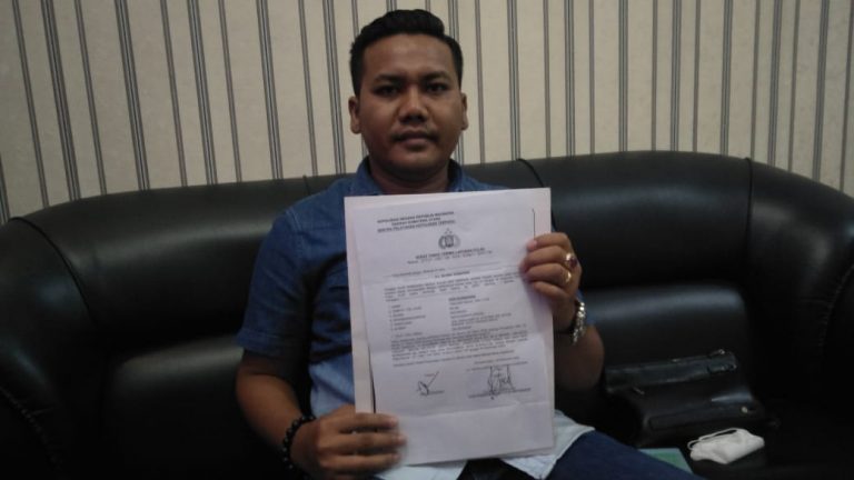 Jefri Suprayogi Dilapor ke Poldasu Diduga Tuduh Wakapolsek Helvetia Lakukan Pemerasan dan Perampasan