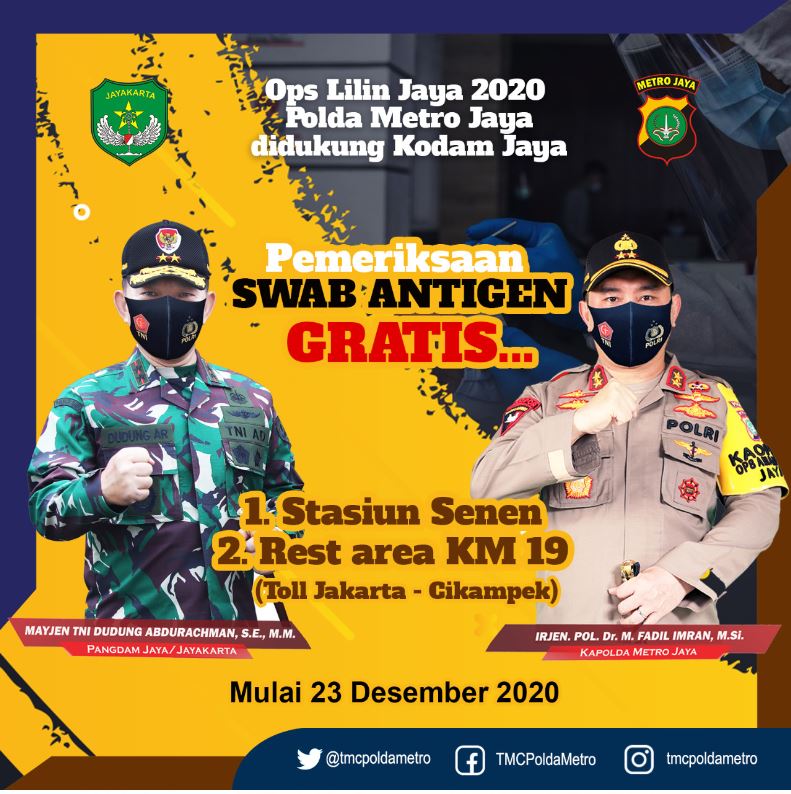 Jakarta Barometer Stabilitas Nasional dan Operasi Lilin Jaya 2020 untuk Kemanusiaan