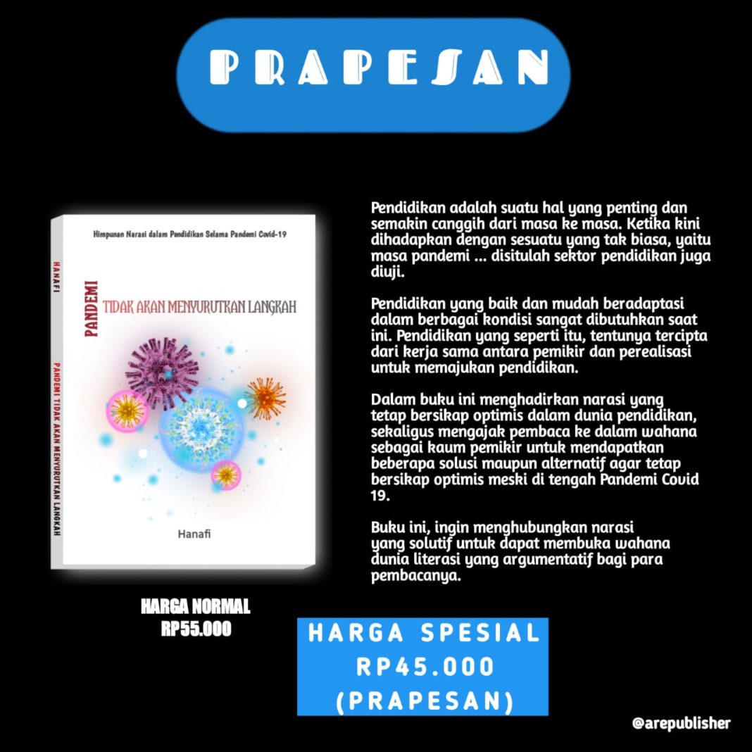 Pandemi Tidak Menyurutkan Langkah, Mahasiswa IAIN Madura berhasil Terbitkan Buku.
