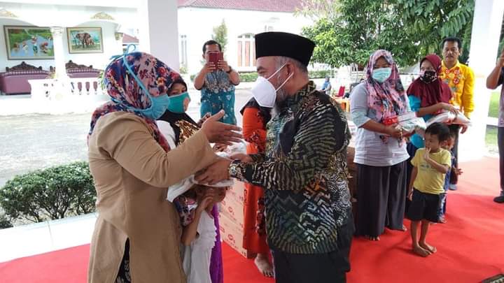 Pemkab Labuhanbatu, Salurkan Bantuan Pangan dari Pemprovsu