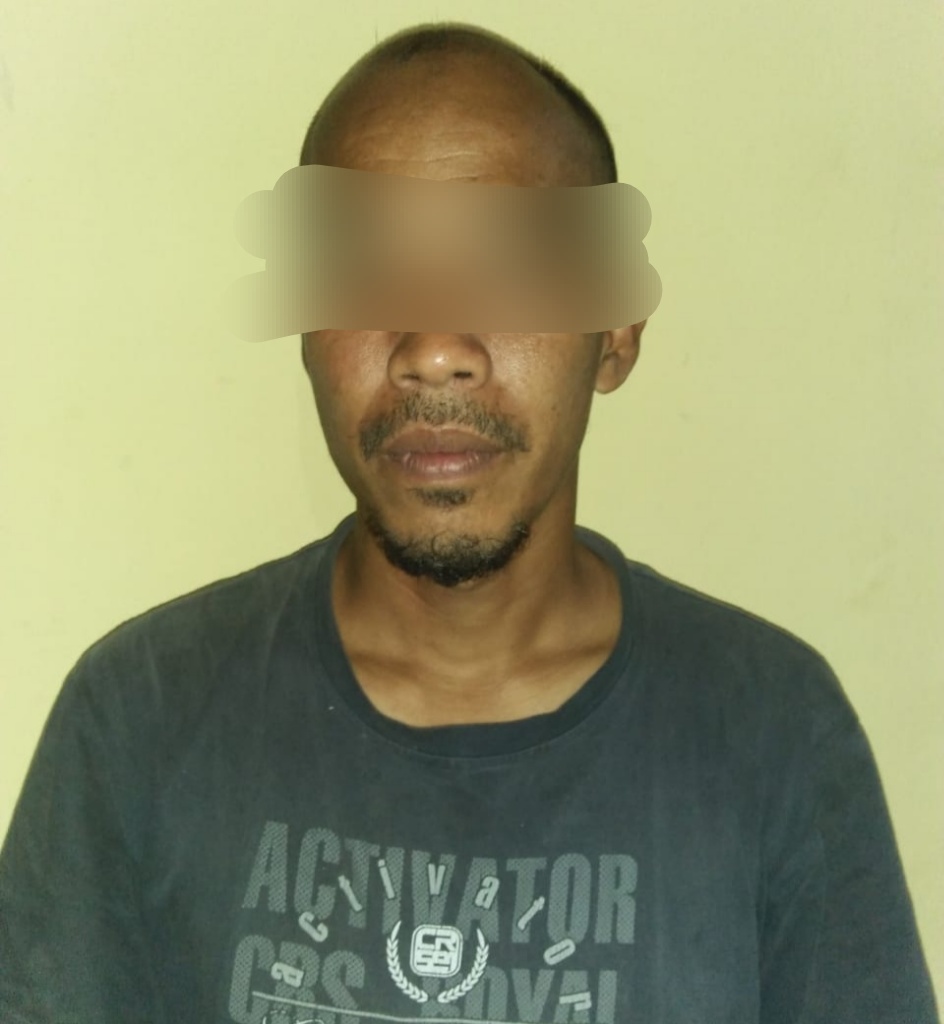 Polsek Kotarih, Amankan Pelaku Pencuri 1 Goni Getah