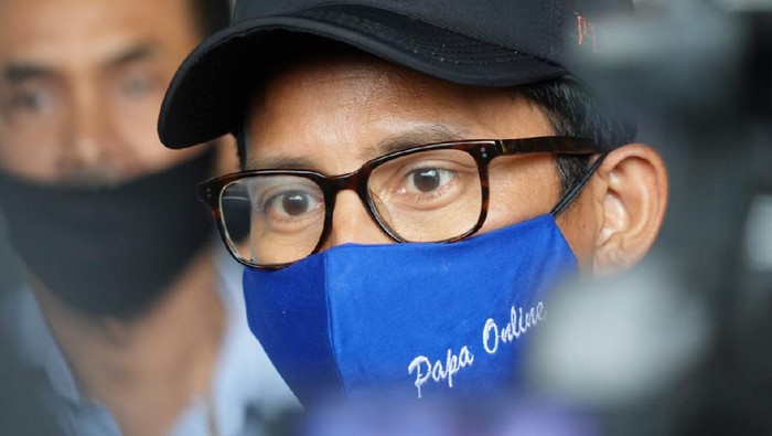 Sandiaga Uno, Positif COVID-19
