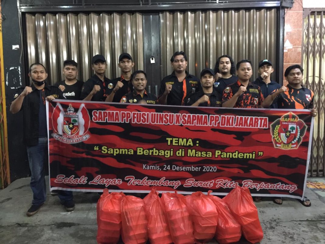 Sapma PP FUSI UIN-SU dan Sapma DKI Jakarta Berbagi di Masa Pandemi