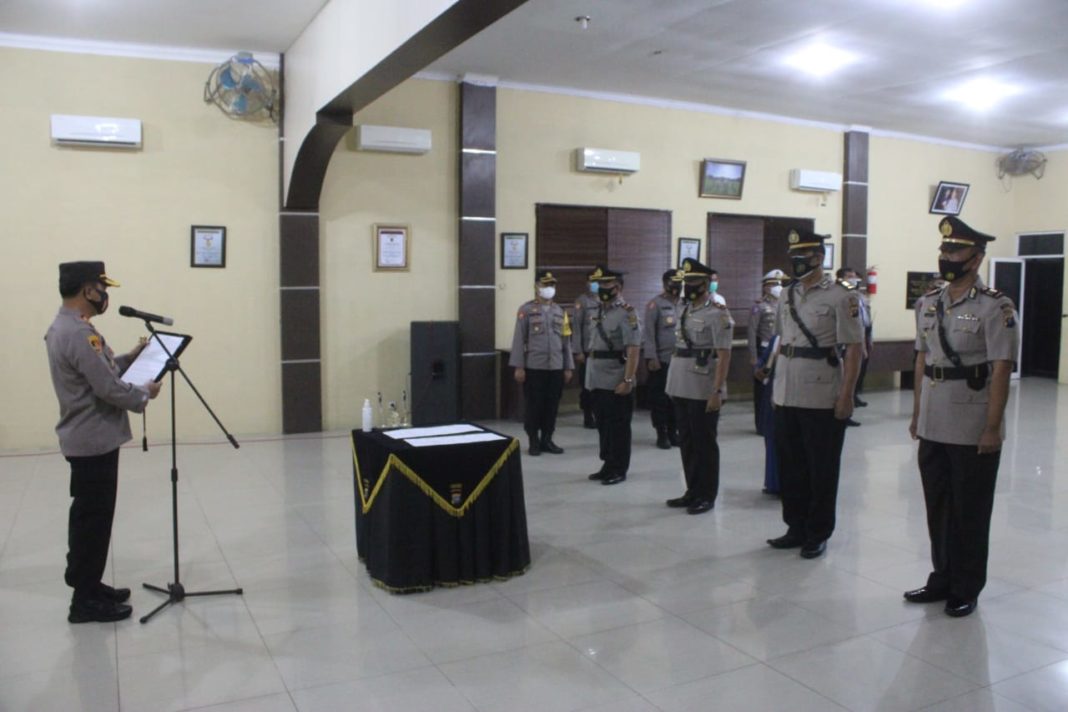 Kapolres Serdang Bedagai, Pimpin Sertijab Kapolsek Dolok Masihul dan Kapolsek Firdaus