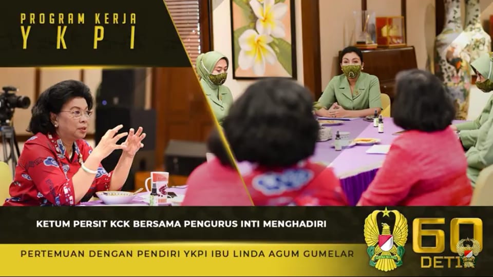 Ketum Persit KCK, Hadiri Pertemuan dengan Pendiri YKPI