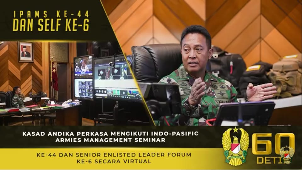 Kasad Andika Perkasa, Mengikuti IPAMS ke-44 dan SELF ke-6