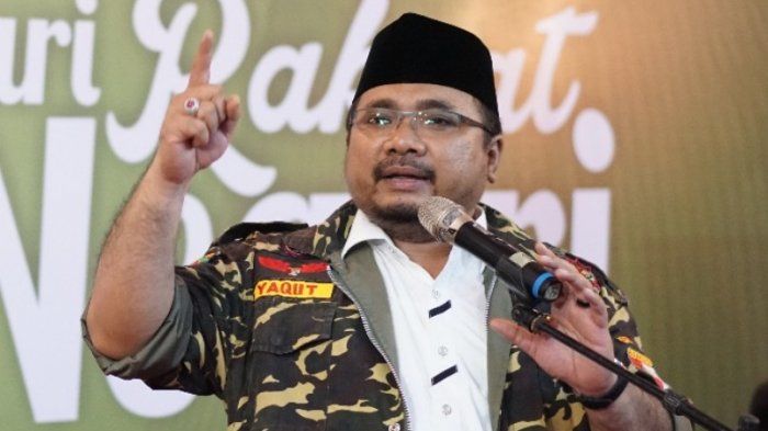 Yaqut Cholil Instruksikan Banser Jaga Rumah Orang Tua Mahfud MD