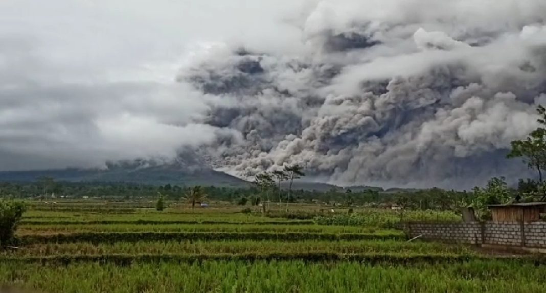 Awan Panas Guguran Gunung Semeru