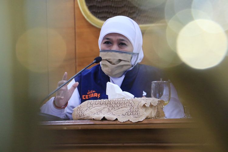 Gubernur Jatim, Khofifah Indar Parawansa Positif Covid-19