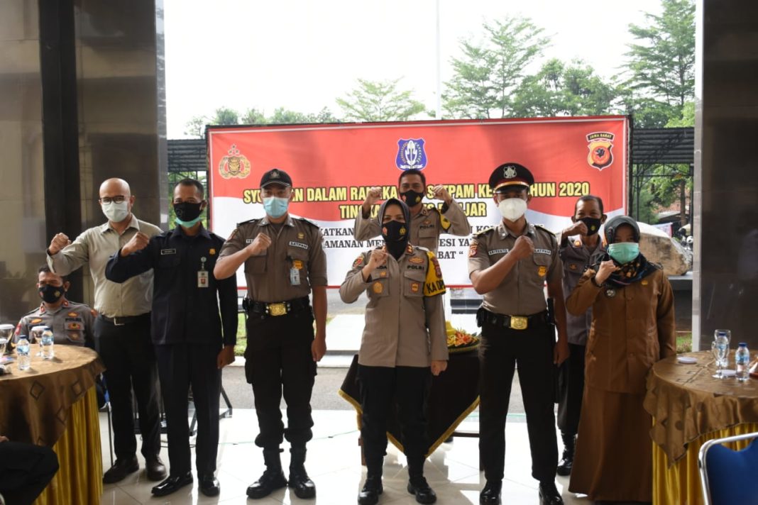 Kapolres Banjar, Pimpin Peringatan HUT Satpam ke-40