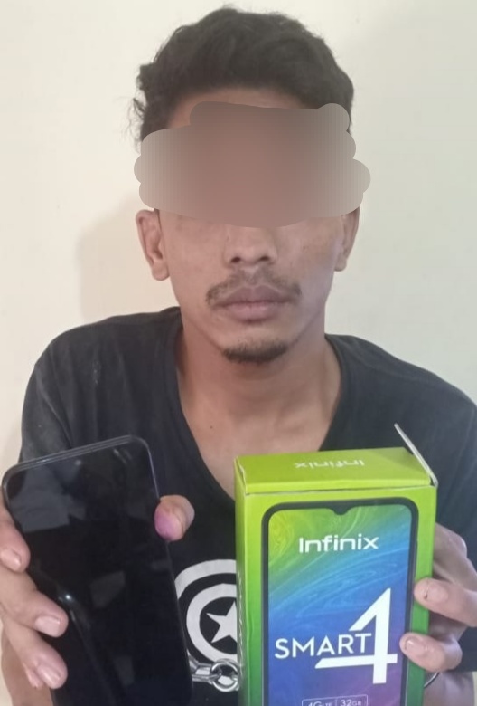 Polsek Dolok Masihul, Ciduk Maling Handphone