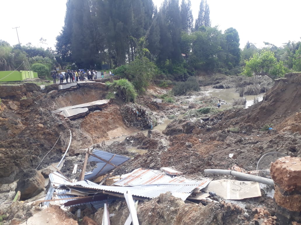 Jalan Nasional Sidikalang-Medan Putus, Satma AMPI Apresiasi Bupati Gerak Cepat