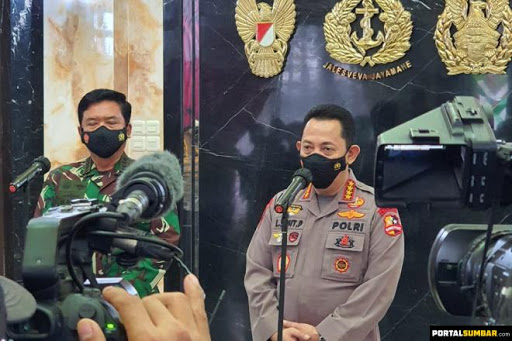Kapolri Listyo Sigit Prabowo Bertemu Panglima TNI