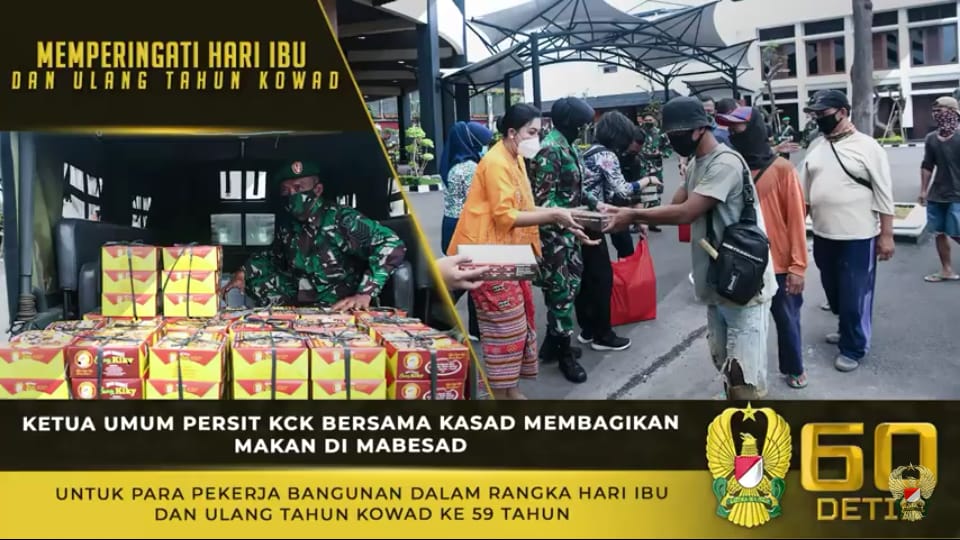 Jenderal Andika Perkasa, Bersama Ketum Persit KCK Peringati HUT Kowad dan Hari Ibu