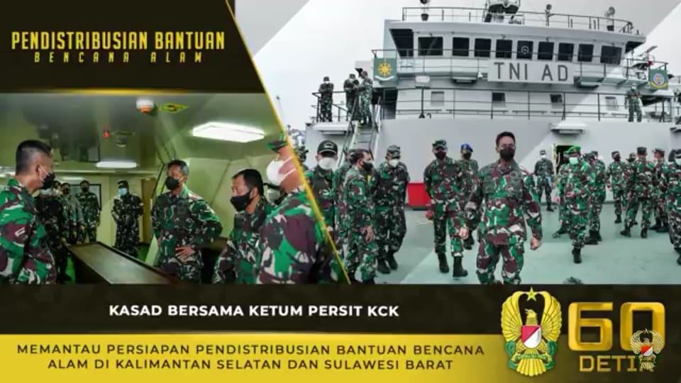 Jenderal TNI Andika Perkasa, Memantau Persiapan Pendistribusian Bantuan Bencana Alam di Kalsel dan Sulbar