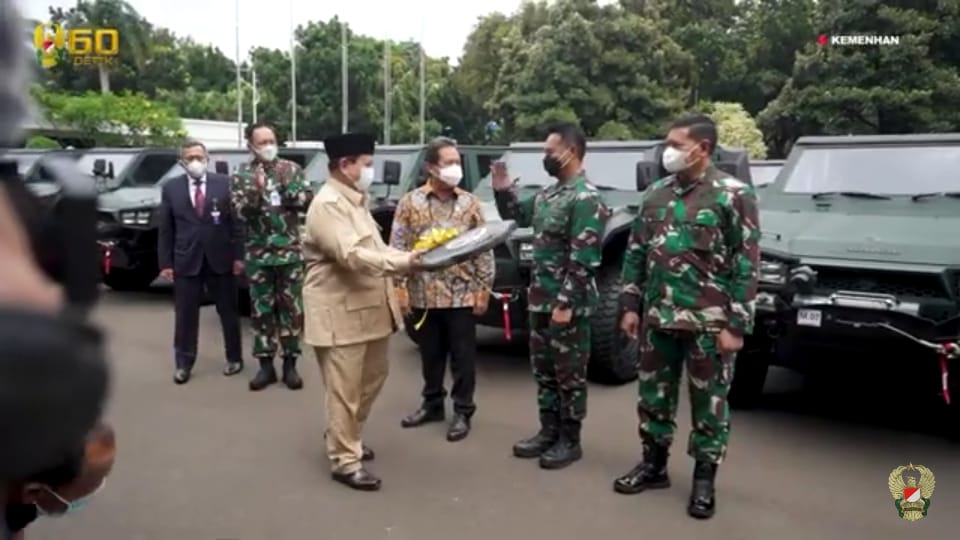 Kasad Andika Perkasa, Mengikuti Rapim dan Pemberian Alat Transportasi dari Kementerian Pertahanan