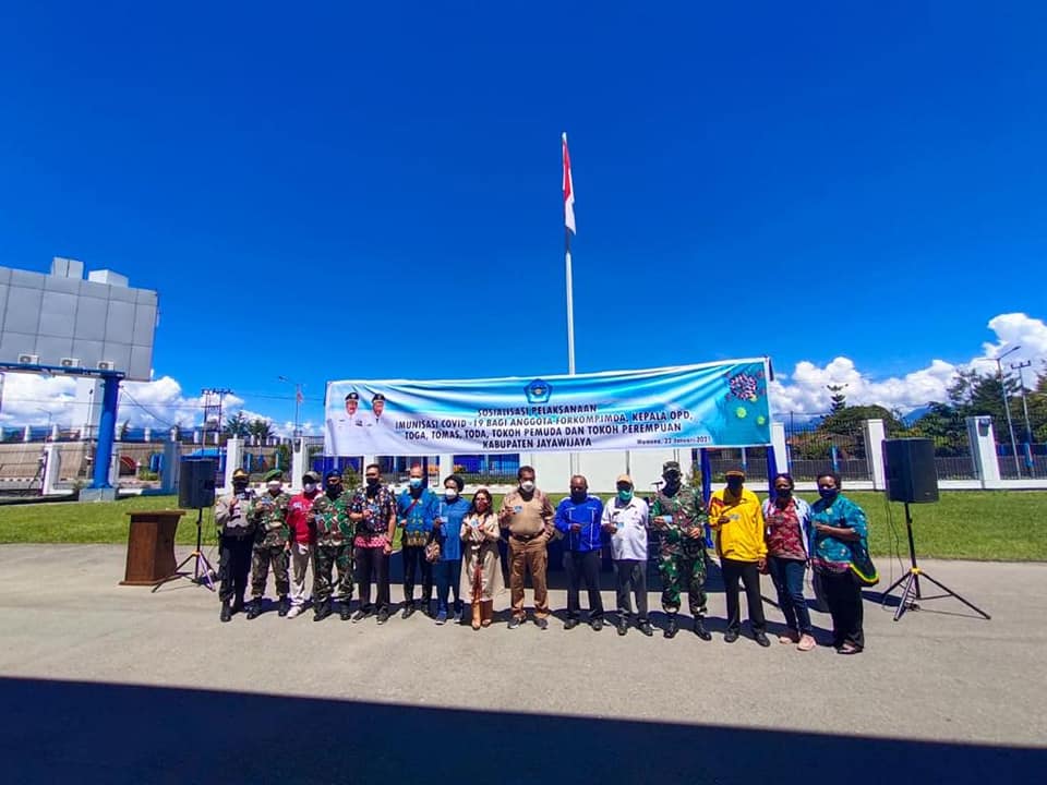Kodim 1702/Jayawijaya, Sosialisasi Vaksin Covid-19