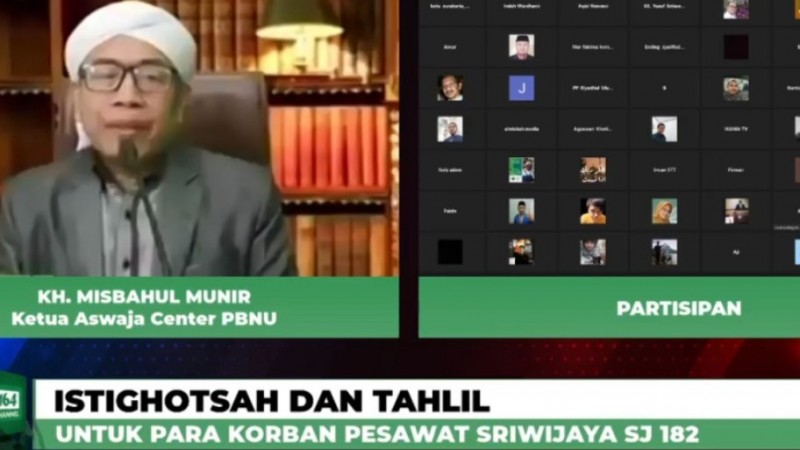 PBNU Gelar Istighotsah dan Tahlil untuk Korban Pesawat Sriwijaya Air SJ 182