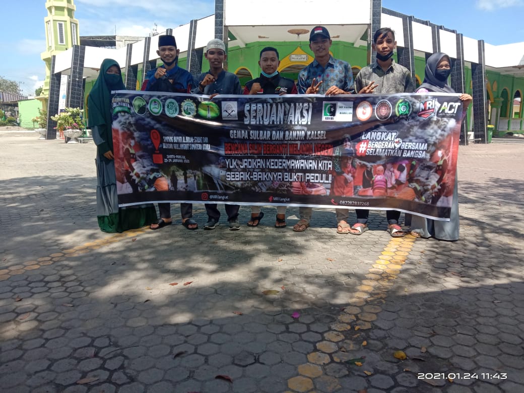 MRI Langkat, Gelar Aksi Bantuan Kemanusiaan Korban Bencana Nasional