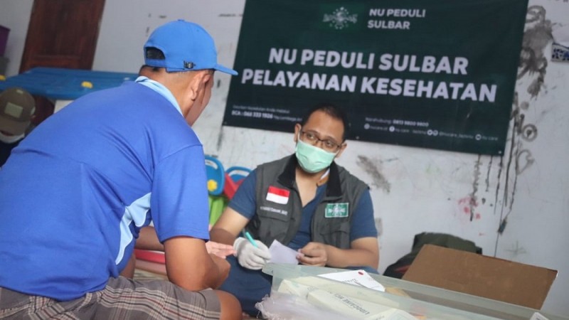 PBNU Beri Pelayanan Kesehatan Gratis Bagi Korban Gempa di Sulbar